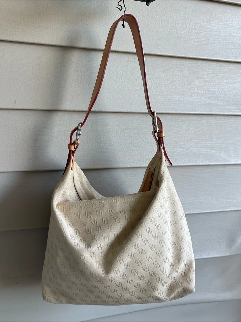 Dooney & Bourke Handbags Monogram Medium Sac Hobo Bag Slouchy Y2K
